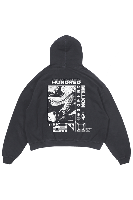 Hundred Reasons Hoodie - Vintage Grey